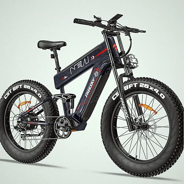 40MPH+ 4000W Electric Bike Dual Battery 160 miles Long Range 48V 41Ah for Adults